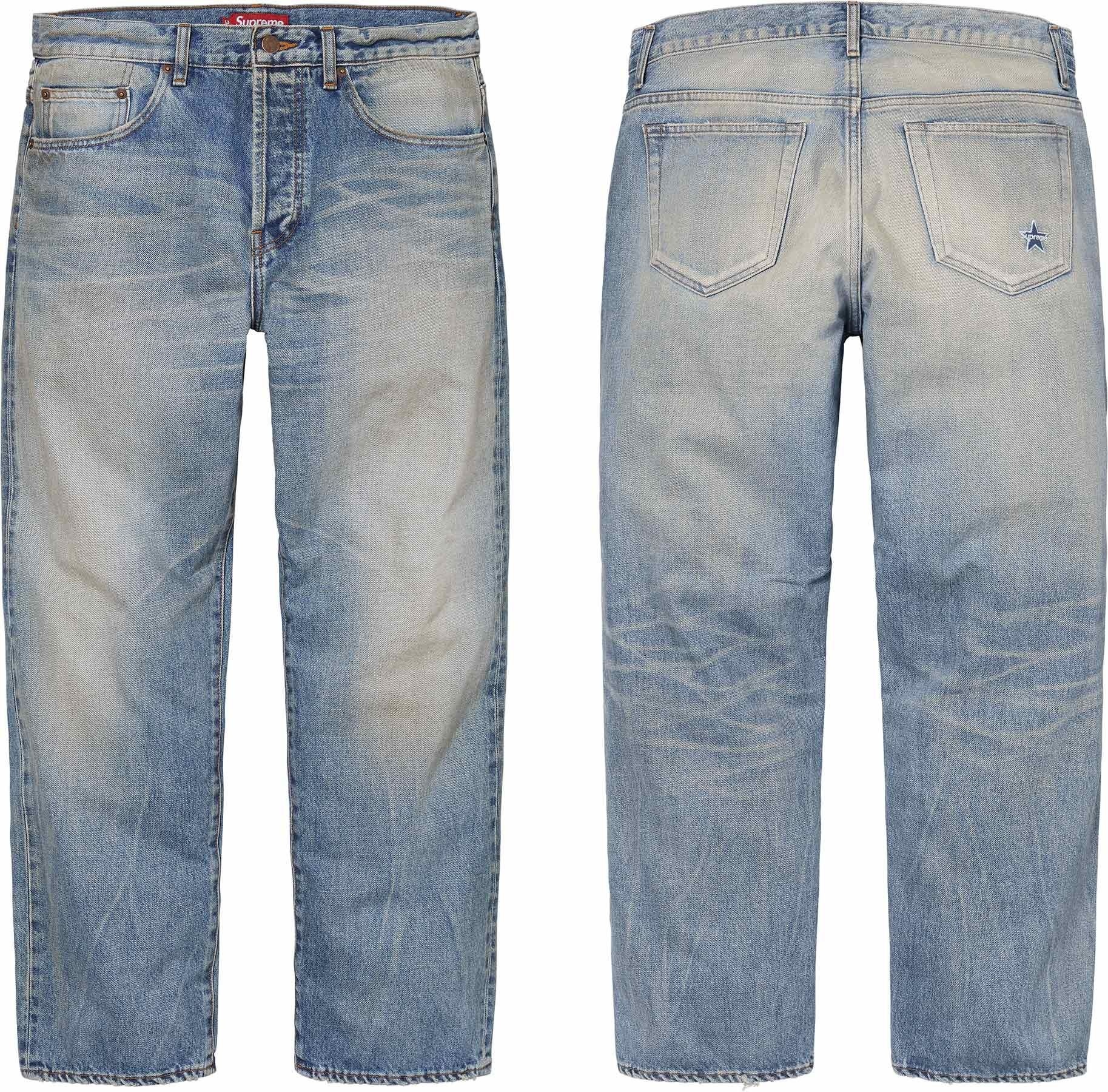 Distressed Loose Fit Selvedge Jean view 5